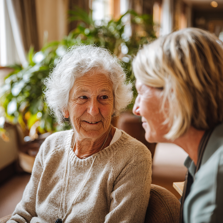 We provide personalised care to elderly residents with mental health issues.