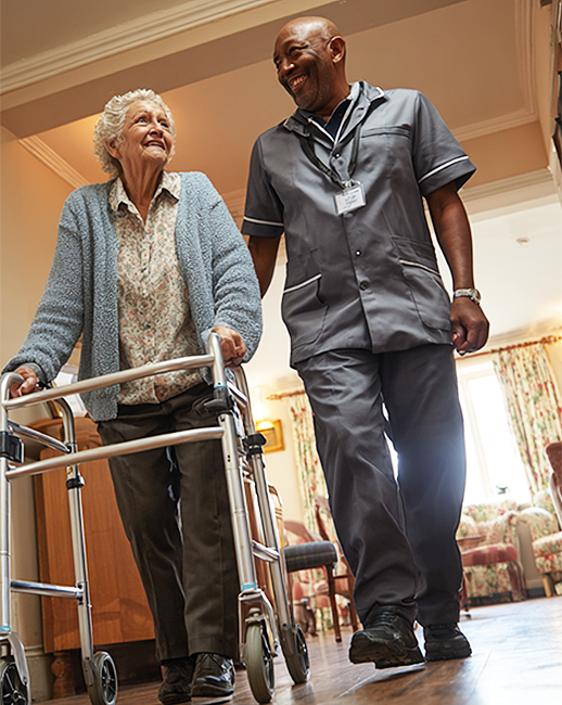 Round-the-clock elderly physical disability care in Kenley’s Acorn Lodge Care Home.